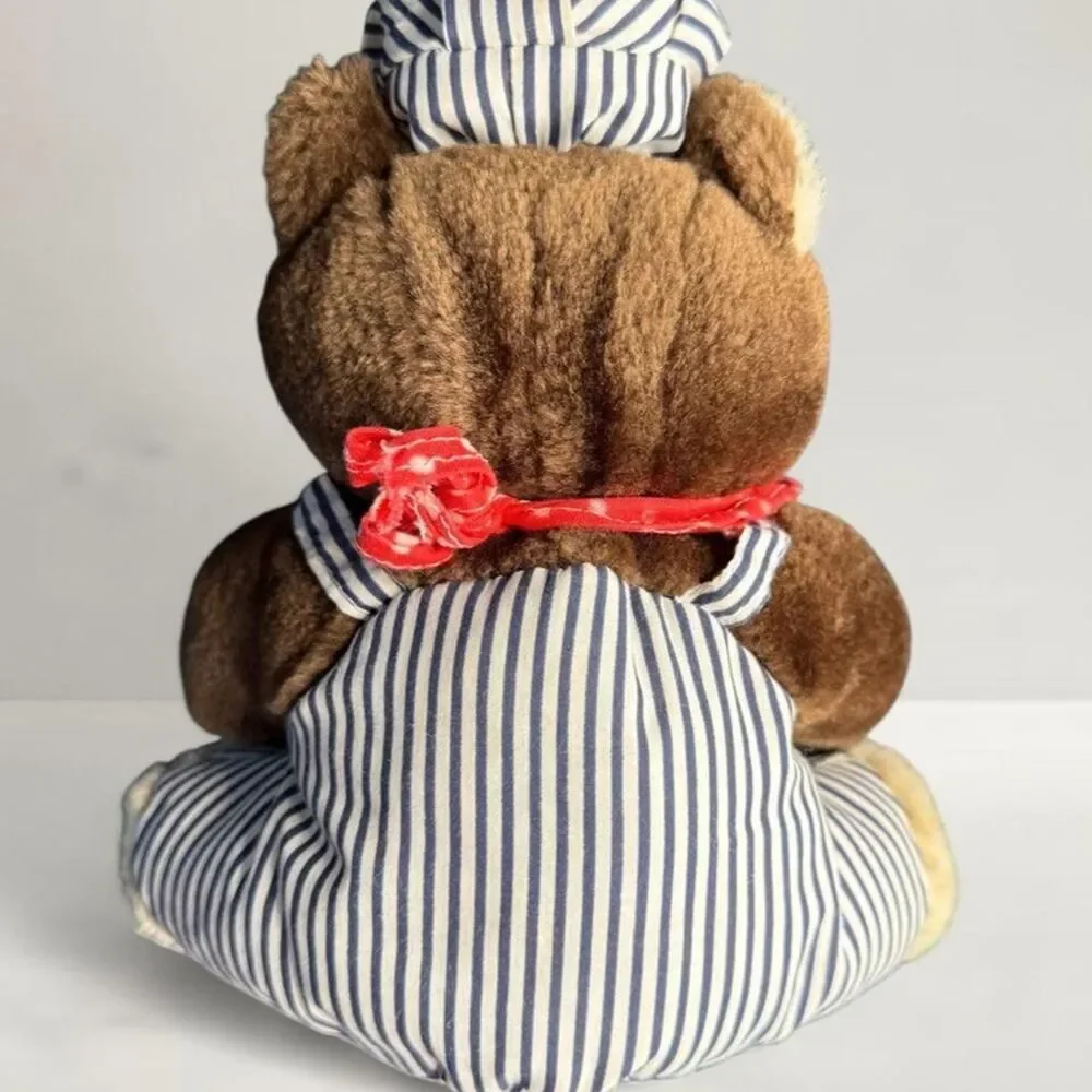 Antique Train Conductor Teddy Bear; The Black Hills Central Railroad: 1880 Train